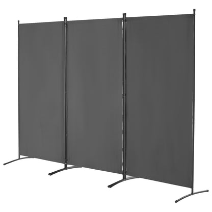 VEVOR Room Divider, 3 Panel Room Divider, Folding Privacy Screen and Portable Partition Divider for Room Separation, Freestanding Room Partitions for Office, Bedroom, Study, Grey - BLFWFGQSMB34LTQ1KV0 - view 10