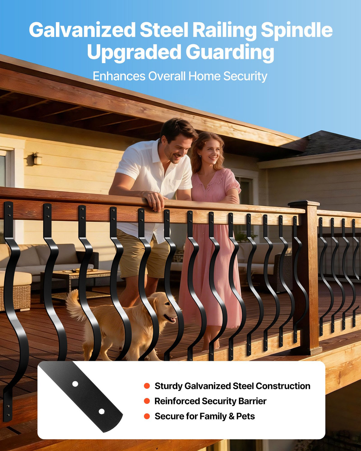 VEVOR Balusters & Spindles - Select Your Configuration - BLKLGZT61G32VF71L001V0 - view 2
