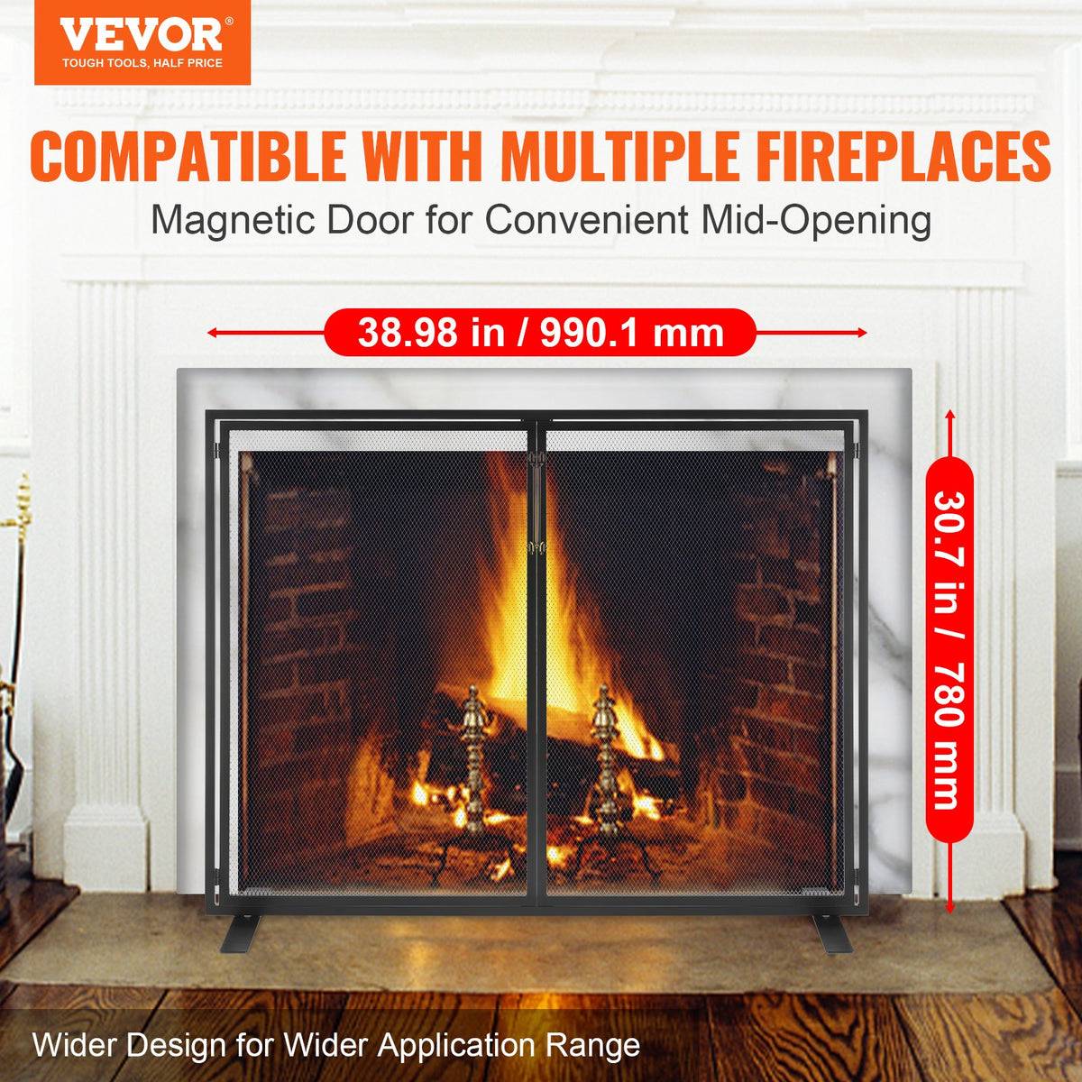 VEVOR Fireplace Doors - Select Your Configuration - BLMHSJY3545I44JO4V0 - view 2