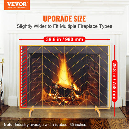 VEVOR Fireplace Doors - Select Your Configuration - BLMJSJY3545IAWNY0V0 - view 2