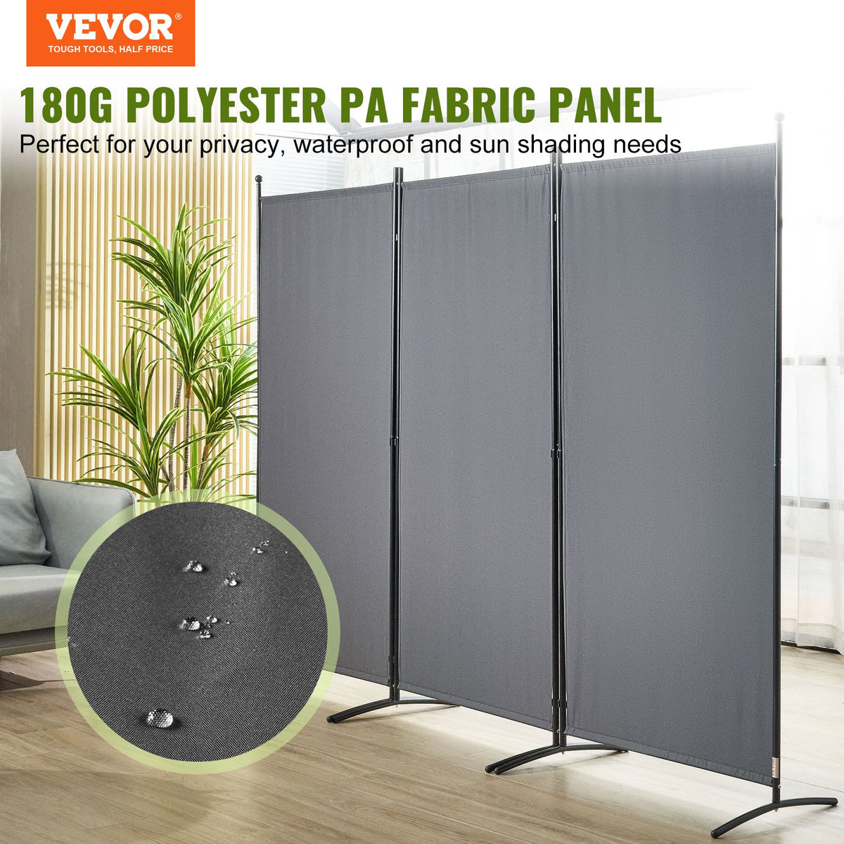 VEVOR Fabric Room Divider - Select Your Configuration - BLP310271INCH2TU4V0 - view 2