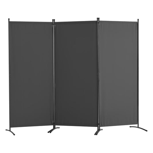 VEVOR Room Divider, 3 Panel Room Dividers and Folding Privacy Screens, Fabric Partition Room Dividers for Office, Bedroom, Dining Room, Study, Freestanding, Gray - BLPF102X71IN5VRY6V0 - view 1