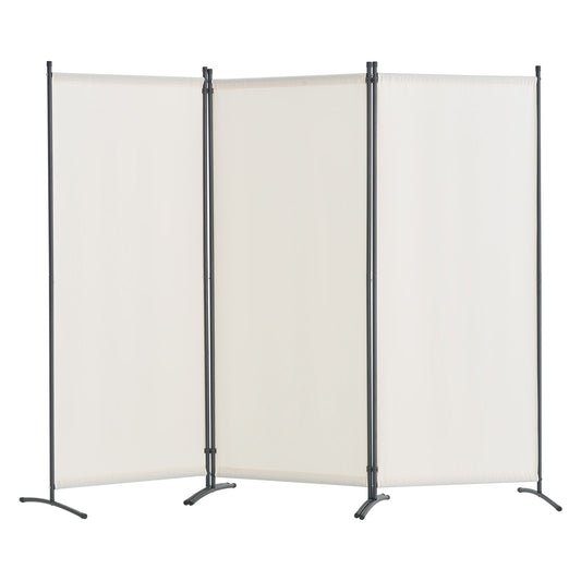 VEVOR Room Divider, 3 Panel Room Dividers and Folding Privacy Screens , Fabric Partition Room Dividers for Office, Bedroom, Dining Room, Study, Freestanding, White - BLPF102X71INBCGZXV0 - view 1