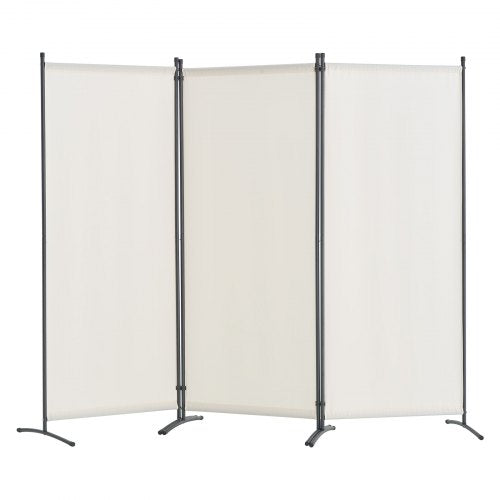 VEVOR Room Divider, 3 Panel Room Dividers and Folding Privacy Screens , Fabric Partition Room Dividers for Office, Bedroom, Dining Room, Study, Freestanding, White - BLPF102X71INBCGZXV0 - view 2
