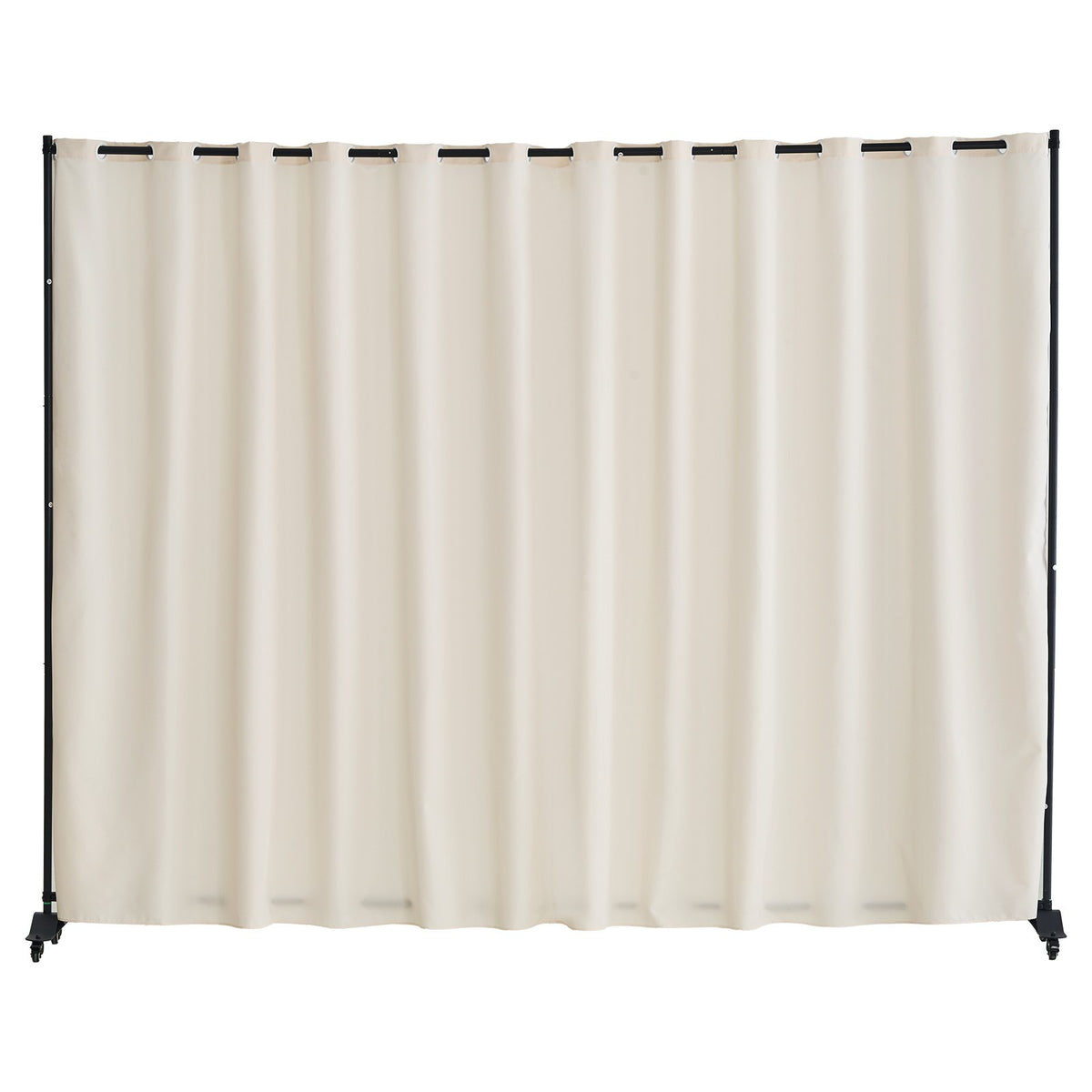 VEVOR Room Divider, Portable Panel Room Divider with Wheels Curtain Divider Stand, Freestanding Room Divider Privacy Screen for Office, Bedroom, Dining Room, Study, Beige - BLPF96120INCF33J1V0 - view 10