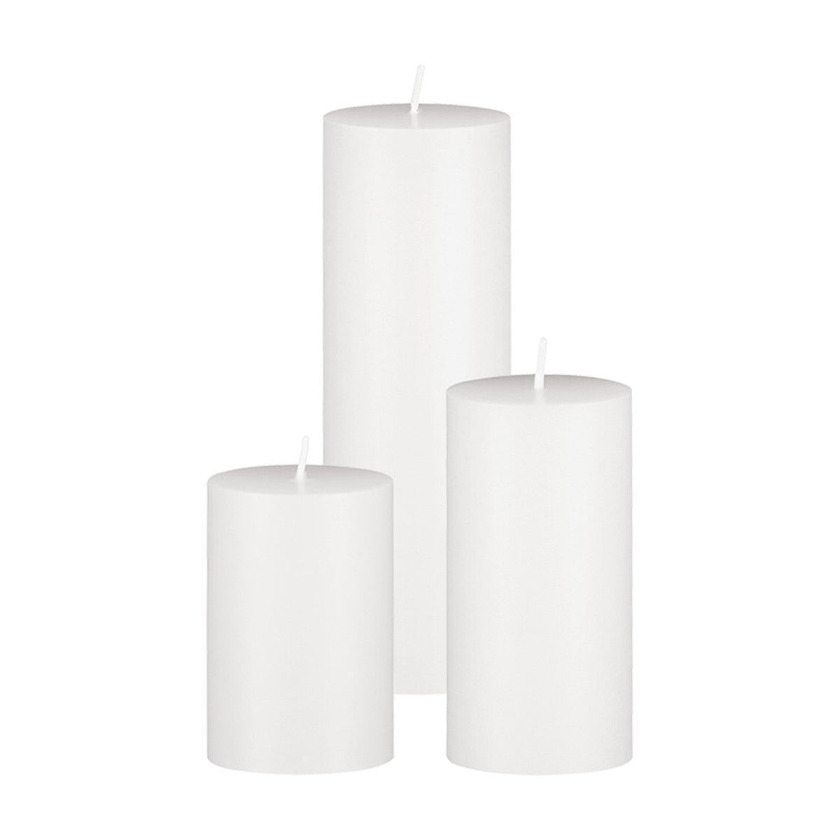 VEVOR Pillar Candles and Glass Vases Set 120 Pcs, Clear Cylinder Hurricane Candle Holders for Wedding Centerpieces, Tall Vase for Table Decor, Wedding Party,Thanksgiving,White (2.56" x 4.7",5.9",7.9") - BLYZHPLZTZHPPLWR4001V0 - view 10