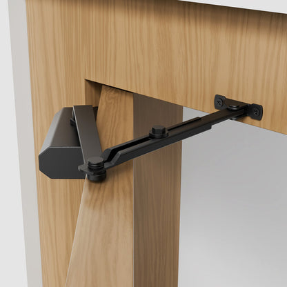 VEVOR Door Closer, Automatic Door Closer Commercial or Residential Use for Door Weights 150 Lbs, Adjustable Size Hydraulic Buffer Door Closers Heavy Duty Cast Aluminum Body, Easy Install, Black - BMQ150LBSHS1MHZZAV0 - view 9