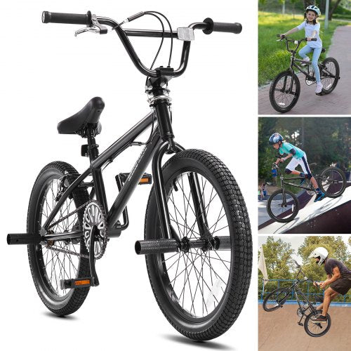 VEVOR BMX Bike, 20-Inch Wheel Freestyle Bike, BMX Race Bike with 360° Rotor and 4 Pegs, Beginner-Level BMX to Advanced Riders, BMX Bicycles for Teen Adult Men Women, Lightweight Aluminum Alloy Frame - BMXZXC20YCLK2LCLJV0 - view 2