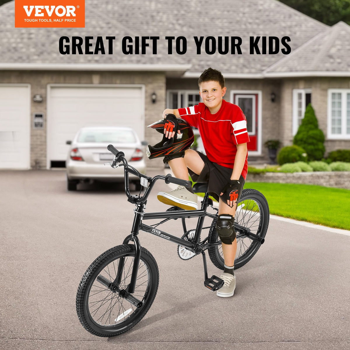 VEVOR BMX Bike, 20-Inch Wheel Freestyle Bike, BMX Race Bike with 360° Rotor and 4 Pegs, Beginner-Level BMX to Advanced Riders, BMX Bicycles for Teen Adult Men Women, Lightweight Aluminum Alloy Frame - BMXZXC20YCLK2LCLJV0 - view 8