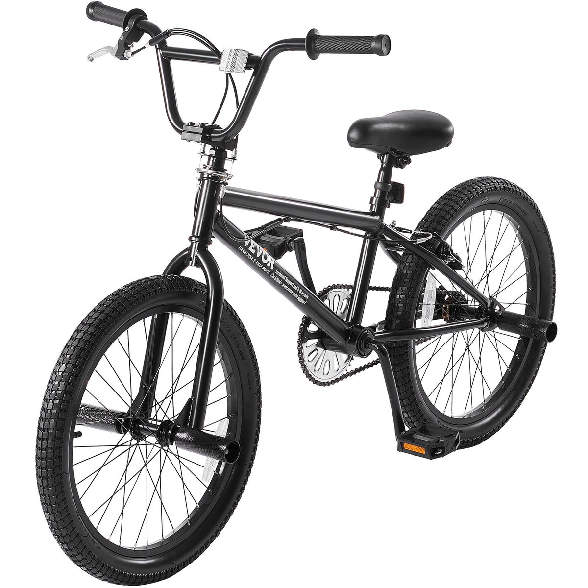 VEVOR BMX Bike, 20-Inch Wheel Freestyle Bike, BMX Race Bike with 360° Rotor and 4 Pegs, Beginner-Level BMX to Advanced Riders, BMX Bicycles for Teen Adult Men Women, Durable Hi-Ten Steel Frame - BMXZXC20YCTGF7T3NV0 - view 10