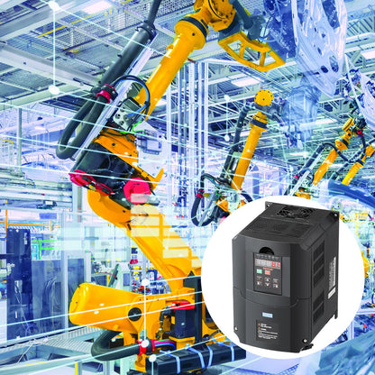 VEVOR VFD 10HP, 7.5KW, 35A, 1 or 3 Phase 220V Input to 3 Phase 220V Output Variable Frequency Drive, 40-60Hz Input, 0-400Hz Output VFD for Spindle Motor CNC Speed Control - BPQDQ75KW220GF4DKV7 - view 9