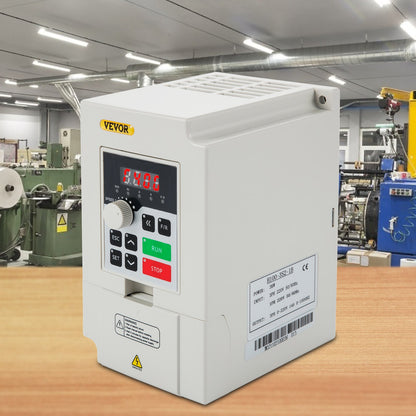 VEVOR Variable Frequency Drive, AC 220V Input 3KW Variable Frequency CNC Drive Inverter Converter, VFD 4HP 1 or 3 Phase Input, 3 Phase Output, CNC Motor Inverter Converter for Motor Speed Control - BPQDXN3KW220VEQ8AV7 - view 9