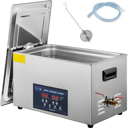 VEVOR 30L Ultrasonic Cleaner 28/40khz Dual Frequency Professional Ultrasonic Parts Cleaner with Heater Timer for Parts Dental Instruments Cleaning - BPQXJ30L000000001V1 - view 1