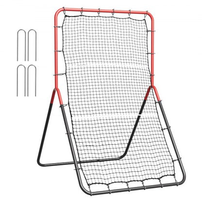 VEVOR Baseball And Softball Rebounder Net, 3 x 4.5 ft PitchBack Baseball Pitching Nest, 3-Way Baseball, Softball Pitchback Net, Fielding Trainer, Bounce Back Net for Fielding/Throwing Practice - BQHDWDYXWGDJV7BWFV0 - view 2