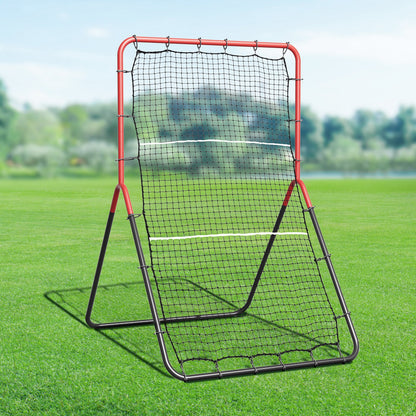 VEVOR Baseball And Softball Rebounder Net, 3 x 4.5 ft PitchBack Baseball Pitching Nest, 3-Way Baseball, Softball Pitchback Net, Fielding Trainer, Bounce Back Net for Fielding/Throwing Practice - BQHDWDYXWGDJV7BWFV0 - view 9