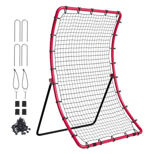 VEVOR Baseball And Softball Rebounder Net, 4 x 5.5 ft PitchBack Baseball Pitching Nest, Pitch Return Trainer Rebound Net with Pitching Target, All Angle Fielding Rebound Net for Grounders Pop Flies - BQHDWHXWJDKDFWHYHV0 - view 2