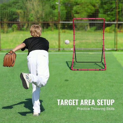 VEVOR Baseball And Softball Rebounder Net, 4 x 5.5 ft PitchBack Baseball Pitching Nest, Pitch Return Trainer Rebound Net with Pitching Target, All Angle Fielding Rebound Net for Grounders Pop Flies - BQHDWHXWJDKDFWHYHV0 - view 5