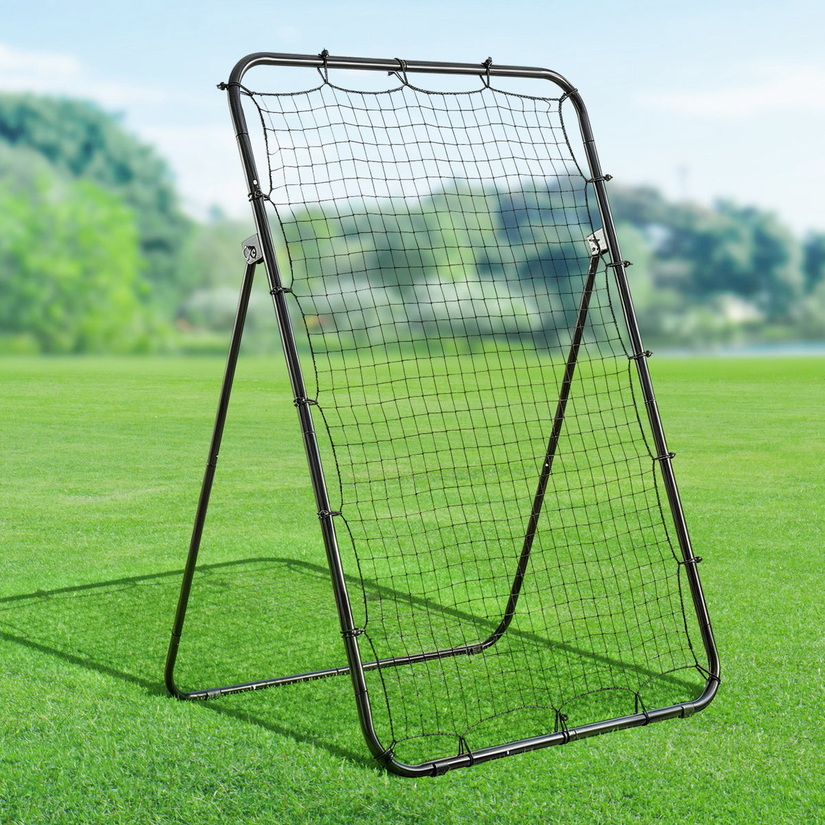 VEVOR Baseball Softball Rebounder Net 4 x 6 ft Pitch Back Trainer Target, 5 Adjustable Angles with Strike Zone, Steel Frame, Bounce Back Net for Pitching & Fielding Training, Return Practice - BQHDWJDKD46FJ8UGP001V0 - view 9