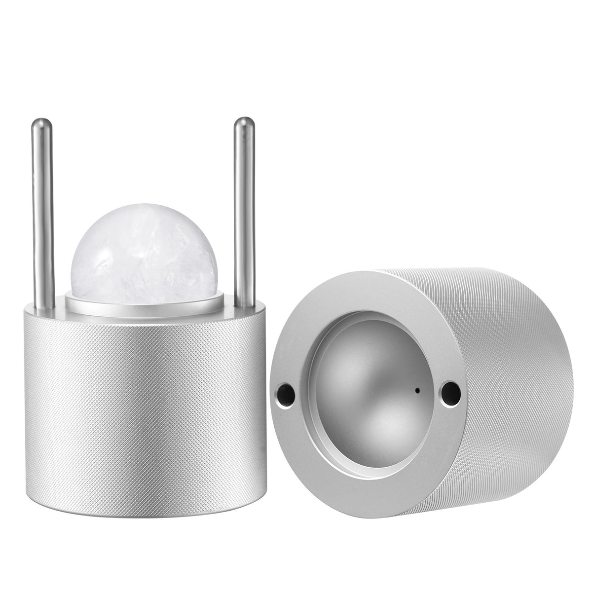 VEVOR Ice Ball Press, 2.1" Ice Ball Maker, Aviation Aluminum Ice Ball Press Kit for 53mm Ice Sphere, Ice Press with Tong and Drip Tray, for Whiskey, Cocktail, Bourbon, Scot on Party & Holiday - BQYJYSLC53MMB9SO7V0 - view 10