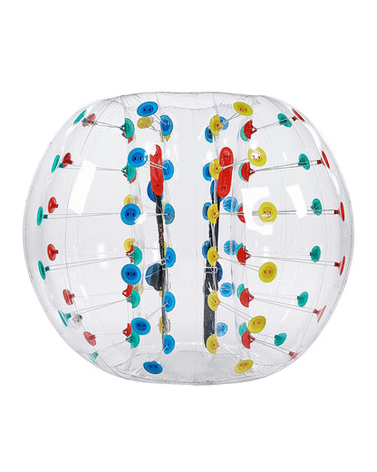 VEVOR Inflatable Bumper Balls 1-Pack, 5FT/1.5M Body Sumo Zorb Ball, 0.8mm Thick PVC Human Hamster Bubble Knocker for Outdoor Sports Team Gaming Play, Bopper Toy for Garden Yard Park, Multicolor - BSJGKDSZJ5YC78NGJ001V0 - view 1