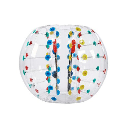 VEVOR Inflatable Bumper Balls 1-Pack, 5FT/1.5M Body Sumo Zorb Ball, 0.8mm Thick PVC Human Hamster Bubble Knocker for Outdoor Sports Team Gaming Play, Bopper Toy for Garden Yard Park, Multicolor - BSJGKDSZJ5YC78NGJ001V0 - view 2