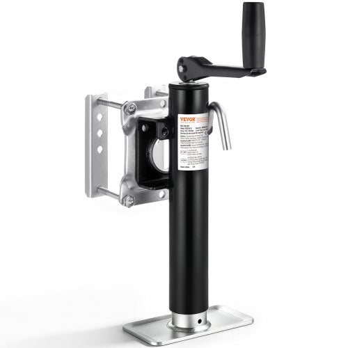 VEVOR Trailer Jack, 2000 lbs Dynamic Load Capacity, Heavy Duty Swivel Bolt-on Trailer Jack, 10" Lift Trailer Jack Stand with Handle for RV Trailer, Horse Trailer, Utility Trailer, and Yacht Trailer - BSLSTCQJDSYKG5K4FV0 - view 2