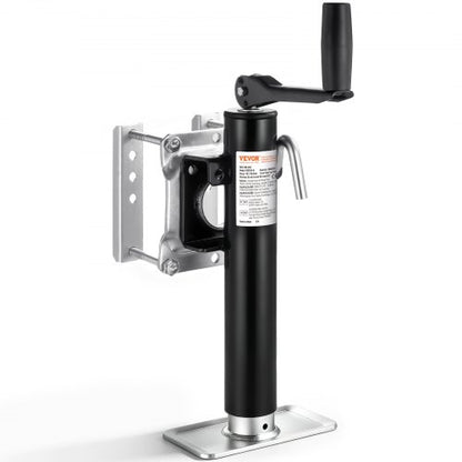 VEVOR Trailer Jack, 2000 lbs Dynamic Load Capacity, Heavy Duty Swivel Bolt-on Trailer Jack, 10" Lift Trailer Jack Stand with Handle for RV Trailer, Horse Trailer, Utility Trailer, and Yacht Trailer - BSLSTCQJDSYKG5K4FV0 - view 2