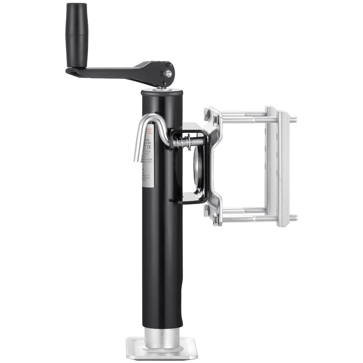 VEVOR Trailer Jack, 2000 lbs Dynamic Load Capacity, Heavy Duty Swivel Bolt-on Trailer Jack, 10" Lift Trailer Jack Stand with Handle for RV Trailer, Horse Trailer, Utility Trailer, and Yacht Trailer - BSLSTCQJDSYKG5K4FV0 - view 10