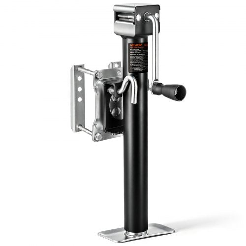 VEVOR Trailer Jack, 2500 lbs Dynamic Load Capacity, Heavy Duty Swivel Bolt-on Trailer Jack with Ergonomic Handle, 15-inch Vertical Travel, Suitable for RV, Horse, Utility, Camping and Yacht Trailers - BSLSTCQJDSYKX2XM4001V0 - view 2