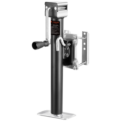 VEVOR Trailer Jack, 2500 lbs Dynamic Load Capacity, Heavy Duty Swivel Bolt-on Trailer Jack with Ergonomic Handle, 15-inch Vertical Travel, Suitable for RV, Horse, Utility, Camping and Yacht Trailers - BSLSTCQJDSYKX2XM4001V0 - view 10