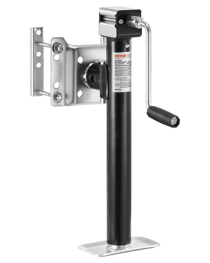 VEVOR Trailer Jack, 5000 lbs Dynamic Load Capacity, Heavy Duty Swivel Bolt-on Trailer Jack, 14.3" Lift Trailer Jack Stand with Handle for RV Trailer, Horse Trailer, Utility Trailer, and Yacht Trailer - BSLSTCQJDSYKZRU01V0 - view 1