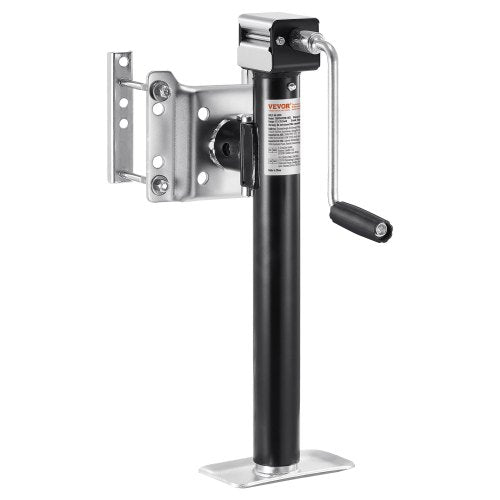 VEVOR Trailer Jack, 5000 lbs Dynamic Load Capacity, Heavy Duty Swivel Bolt-on Trailer Jack, 14.3" Lift Trailer Jack Stand with Handle for RV Trailer, Horse Trailer, Utility Trailer, and Yacht Trailer - BSLSTCQJDSYKZRU01V0 - view 2