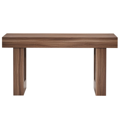 VEVOR 63 in Console Table, Farmhouse Desk Behind the Couch, Wooden Rectangle Entrance Desk, Narrow Long Sofa Table Accent Stand for Hallway, Bedroom, Living Room, Foyer, Easy Assembly, Brown - BSXGZEKNSFDC9VF7M001V0 - view 10