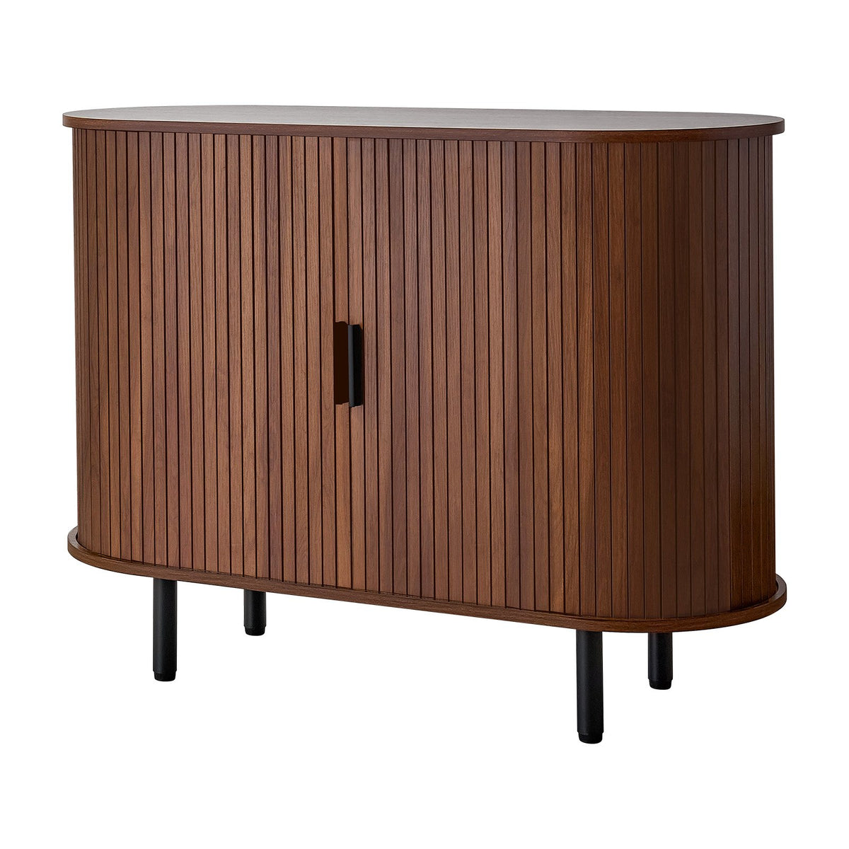 VEVOR Coffee Bar Cabinet, Mid Century Fluted Coffee Bar Table, Buffet Stand Cabinet with 2 Sliding Doors, Sideboard Buffet Station for Living Room, Entryway, Kitchen, 39.3 x 15.7 x 29.5 in, Walnut - BSZSJ40YCHTSY72FM001V0 - view 10