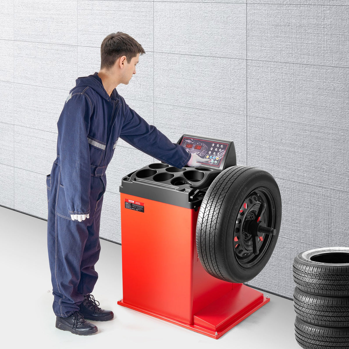 VEVOR Electric Tire Changer, 18" Spindle, Durable Tire Changer Tire Balancer with 1.5 HP Motor, Accurate Tire Changer Tire Balancer with Auto Calibration Mode, FIt for Sedans/SUVs/Pickup Trucks - BTJYLTDPHJTZIYQDQV1 - view 8