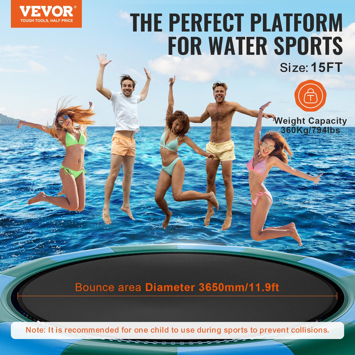 VEVOR Water Trampoline