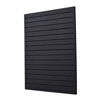 VEVOR Slat Wall Paneling, 4 x 4 ft, PVC Garage Slatwall with Modular Design, Black Slat Wall Easy-to-Install Adjustable Slatwall Panel with Coupling Structure & DIY Cutting, Fits for Storage & Display - BTQBPVC16SQF1YY74V0 - view 10