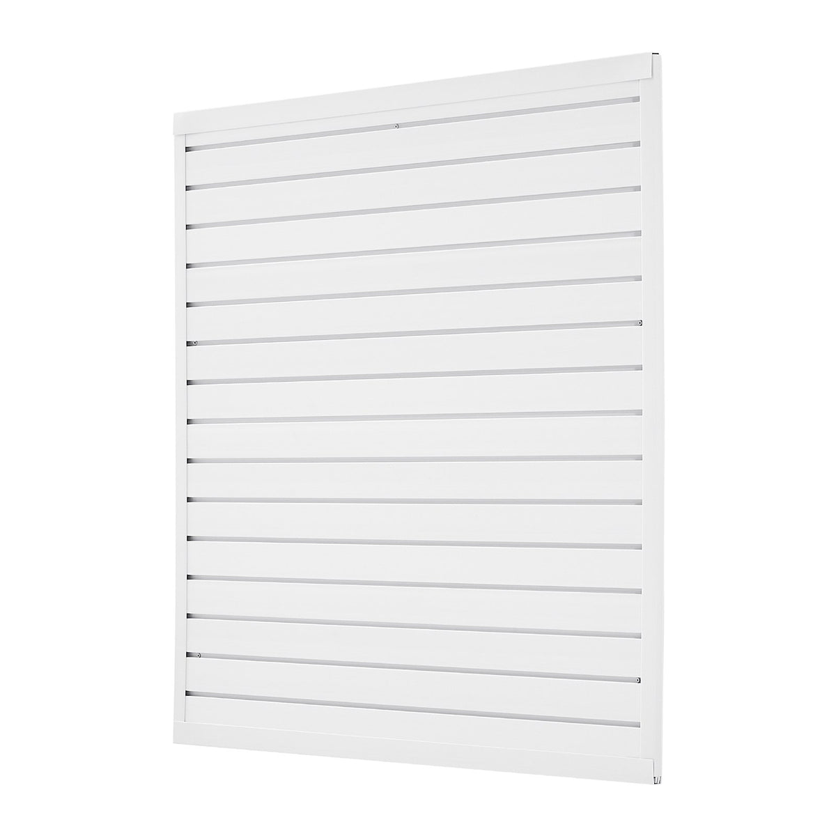 VEVOR Slat Wall Paneling, 4 x 4 ft, PVC Garage Slatwall with Modular Design, White Slat Wall Easy-to-Install Adjustable Slatwall Panel with Coupling Structure & DIY Cutting, Fits for Storage & Display - BTQBPVC16SQF6KZ18V0 - view 10