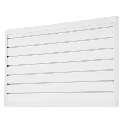 VEVOR Slat Wall Paneling, 2 x 4 ft, PVC Garage Slatwall with Modular Design, White Slat Wall Easy-to-Install Adjustable Slatwall Panel with Coupling Structure & DIY Cutting, Fits for Storage & Display - BTQBPVC8SQFTE76C2V0 - view 10