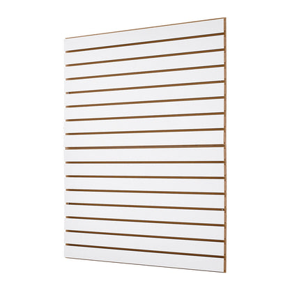 VEVOR Slat Wall Paneling, 4 x 4 ft, MDF Garage Slatwall with Modular Design, White Slat Wall Easy-to-Install Adjustable Slatwall Panel with Coupling Structure & DIY Cutting, Fits for Storage & Display - BTQBXWB16SQF0BHOKV0 - view 10