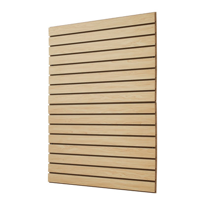 VEVOR Slat Wall Paneling, 4 x 4ft, MDF Garage Slatwall with Modular Design, Natural Slat Wall Easy-to-Install Adjustable Slatwall Panel with Coupling Structure & DIY Cutting, Fit for Storage & Display - BTQBXWB16SQFXJD1EV0 - view 10
