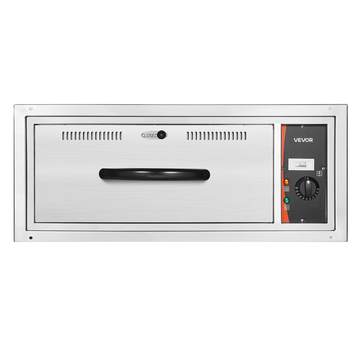 VEVOR Commercial Electric Drawer Warmer, Single-Drawer Stainless Steel Food Warmer, Built-in Installation Warming Drawer Cabinet, 85°F–185°F Wide Temperature Range, for Restaurant, Hotel & Bakery - BWCTQRSBZX1GN38TE001V1 - view 10