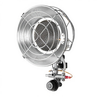 VEVOR Propane Tank Top Heater with Portable Trolley, 15000 BTU Rapid Heating 180-Degree Infrared Radiant Tank Top Gas Heater for 20-40lb Propane Tanks, for Ice Fishing/ Hunting/Outdoor Single Burner - BWGDJRQBWGTCMP69D001V0 - view 10