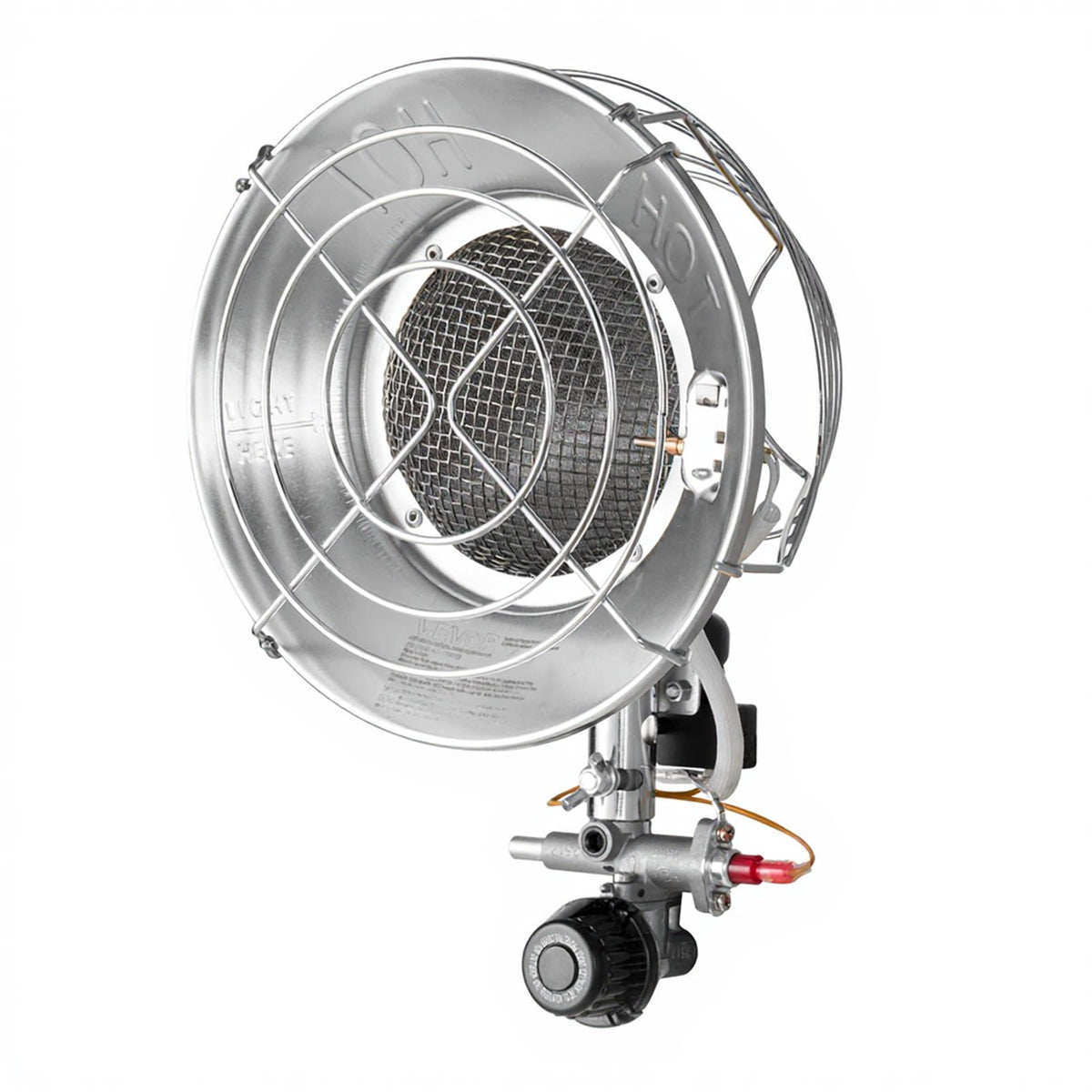 VEVOR Propane Tank Top Heater, 15000 BTU Rapid Heating 180-Degree Infrared Radiant Tank Top Gas Heater, Stepless Temperature Adjustment for Ice Fishing/ Hunting/Outdoor Work, Single Burner Round - BWGDJRQDFRQDVHE70001V0 - view 10