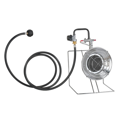 VEVOR Propane Tank Top Heater, for 1lb Small Tanks and 5-40lb Large Tanks, 18000 BTU Rapid Heating 180-Degree Infrared Radiant Tank Top Gas Heater,3 Heat Settings for Ice Fishing,Single Burner - BWGDJRQDTDX11ZBCK001V9 - view 10