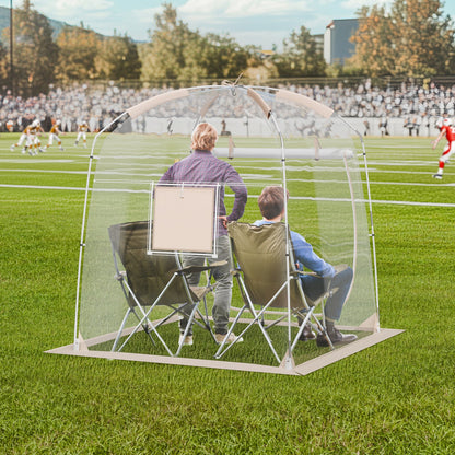 VEVOR Sports Tent, 2-4 People, Instant Tent Shelter Weatherproof Pod, Outdoor Bubble Clear View Tent, Climate Canopy Shelter for Soccer, Football, Softball & Other Sporting Events, Parades, Fishing - BWZPXXZTMFX7NR4TJV0 - view 9