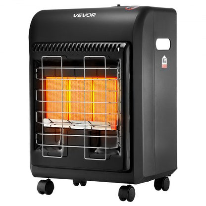 VEVOR Propane Heater, 6000 to 18000 BTU Propane Cabinet Heater with 3 Modes Temp Settings & Tip-over Protection, Garage Radiator Heat up to 450 Sq.Ft, for Camping,Garage, Patio,Indoor/Outdoor - BXBWJRQJS141S25Y9001V0 - view 2