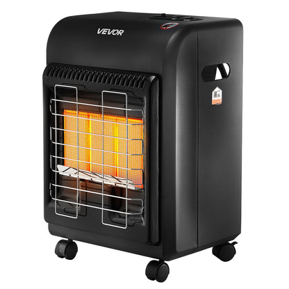 VEVOR Propane Heater, 6000 to 18000 BTU Propane Cabinet Heater with 3 Modes Temp Settings & Tip-over Protection, Garage Radiator Heat up to 450 Sq.Ft, for Camping,Garage, Patio,Indoor/Outdoor - BXBWJRQJS141S25Y9001V0 - view 10