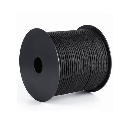 VEVOR Paracord Rope 5/32 in x 200 ft Nylon Parachute Cord 550 Tactical, Survival Cord, Heavy Duty 7 Strand, 600 lbs High Breaking Strength, Utility Rope, for Outdoor Camping & Bracelets, Black - BXBZSBXBZPTJGRL1C001V0 - view 10