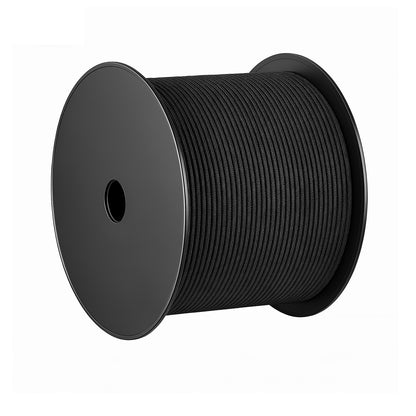 VEVOR Paracord Rope 5/32 in x 1000 ft Nylon Parachute Cord 550 Tactical, Survival Cord, Heavy Duty 7 Strand, 600 lbs High Breaking Strength, Utility Rope, for Outdoor Camping & Bracelets, Black - BXBZSBXBZPTJWABXX001V0 - view 10